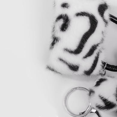 1 pieza de adornos para bolsos de mujer de poliéster con estampado de leopardo clásico h5 Imagen5