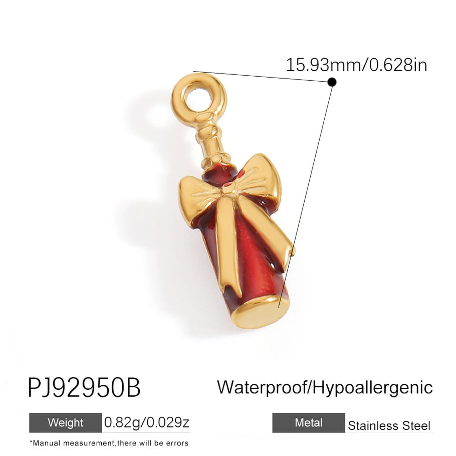 1 pièce DIY Fleur Cœur Imprimé Animal Papillon Poisson Pendentif En Acier Inoxydable