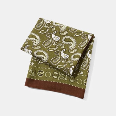 1 stuk retro polyester bandana met gemengd paisleypatroon h5 Afbeelding3