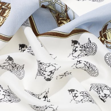1 stuk retro paardenpatroon polyester bandana h5 Afbeelding4