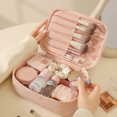 1 Piece Solid Color Makeup Bag h5 Picture3