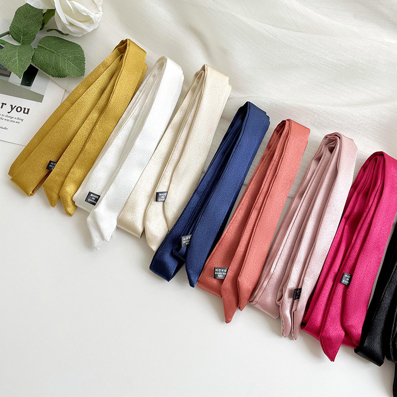 1 Piece Elegant Solid Color Polyester Women's Bandana h5Picture3