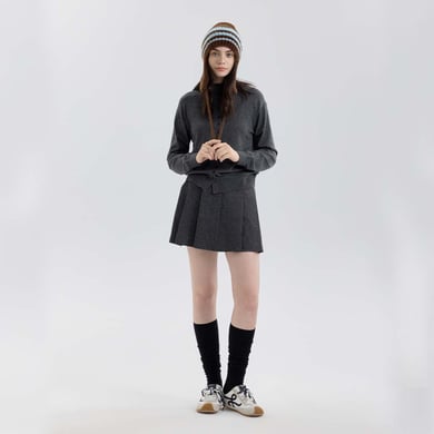 1 Stück Retro-Streifen-Strickmütze aus Nylon h5 Bild4
