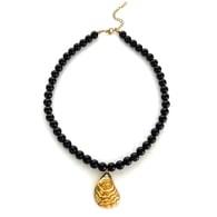Black beaded necklace Picture2