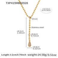 Collier pendentif TXP419-Y 40+5cm Image2