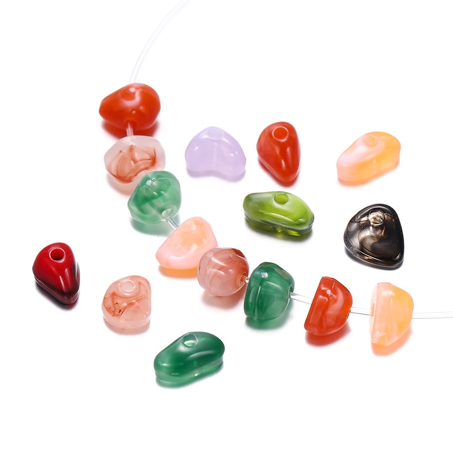 1 Bag of Classic Irregular Shape Acrylic Jewelry Beads h5Picture2