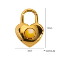YTP2411203-YS-Yellow Shell Love Lock Picture15