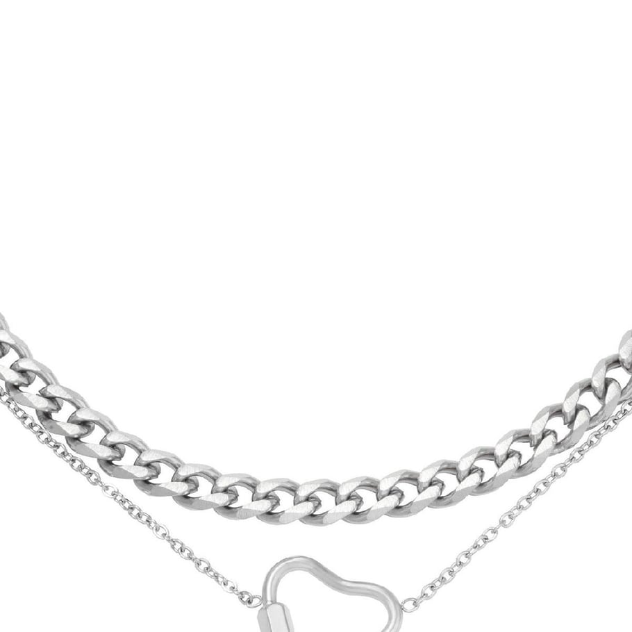 Necklace Chained Heart Picture6