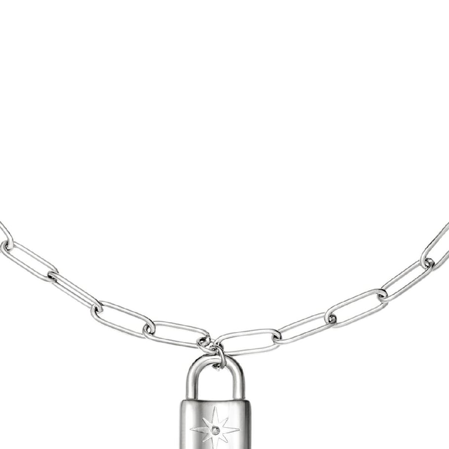 Necklace cute lock Picture5