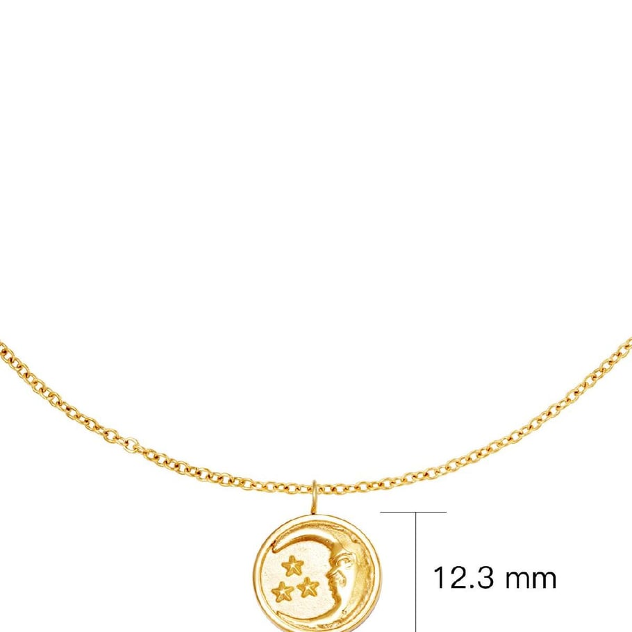 Necklace Glowing Moon Picture6