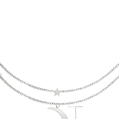 Double necklace moon and stars h5 Picture7