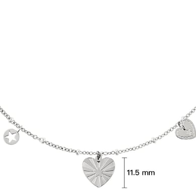 Edelstahlkette Herzen h5 Bild8
