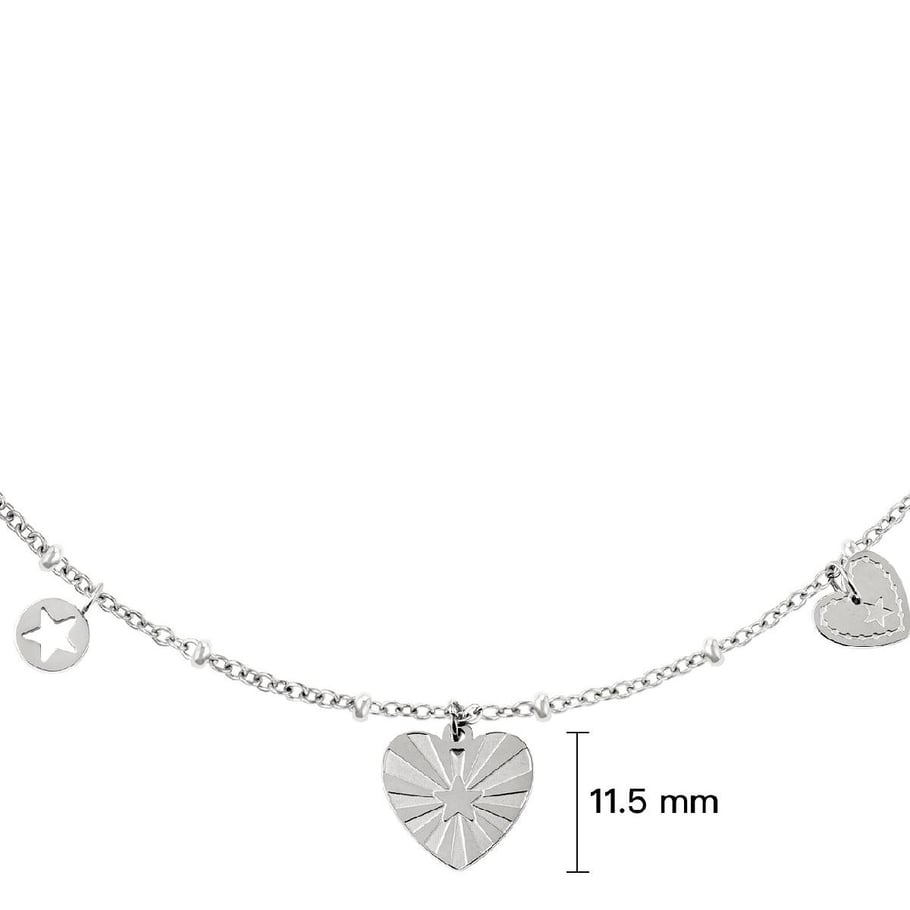 Edelstahlkette Herzen Bild8