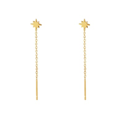 Boucles d&#39;oreilles pendantes papillon h5 Image4