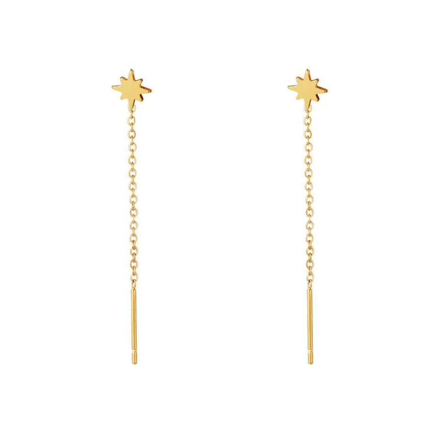 Boucles d&#39;oreilles pendantes papillon Image4