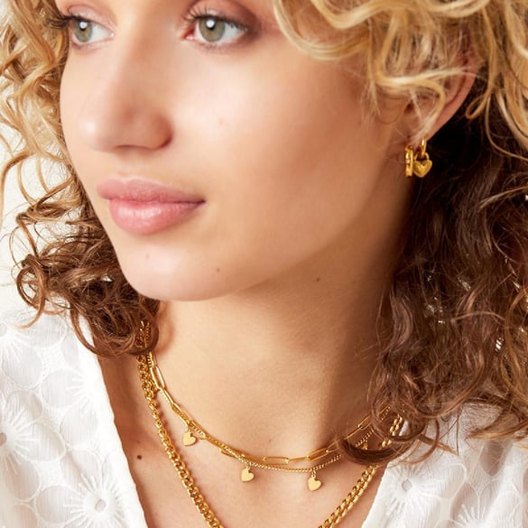 Necklace Chain My Heart Silver
