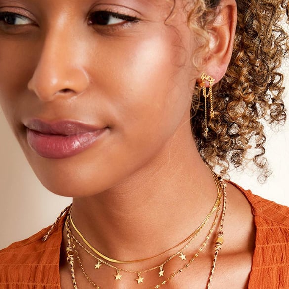 Multi-layered necklace