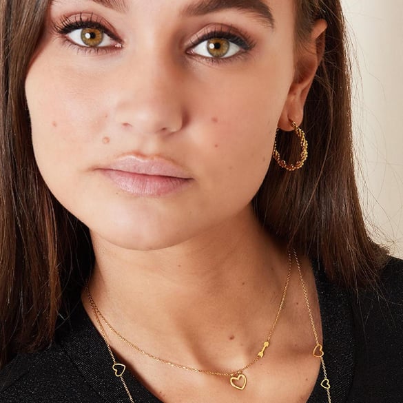 Necklace With Heart and Arrow 