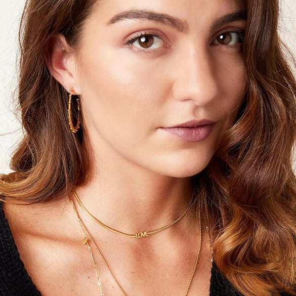 Necklace love letters