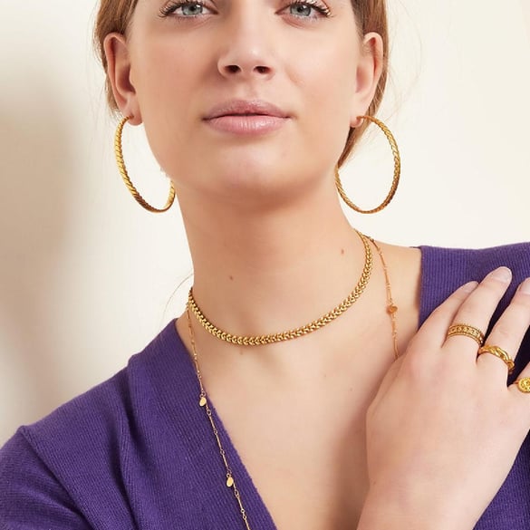 Collana foglie