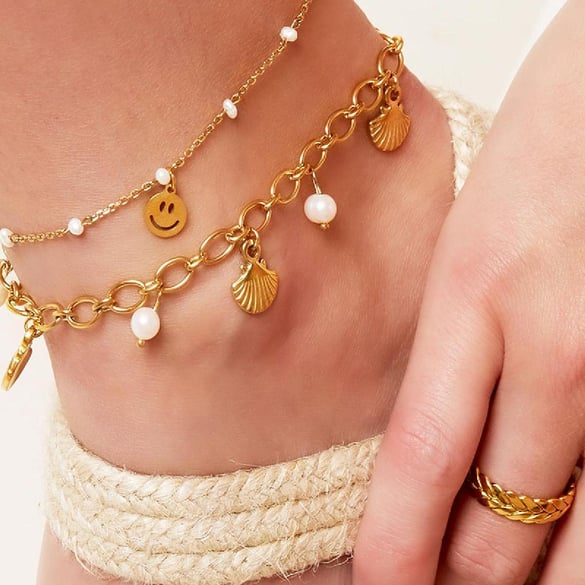 Anklet smiley