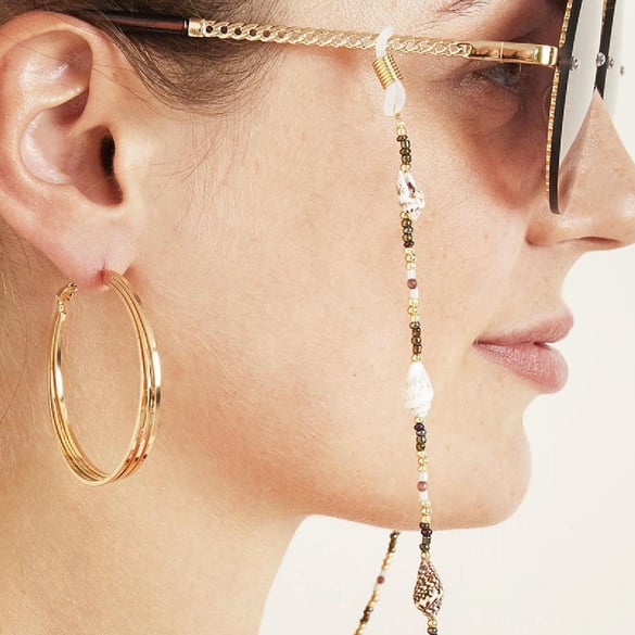 Cordón para gafas de sol con mezcla de conchas