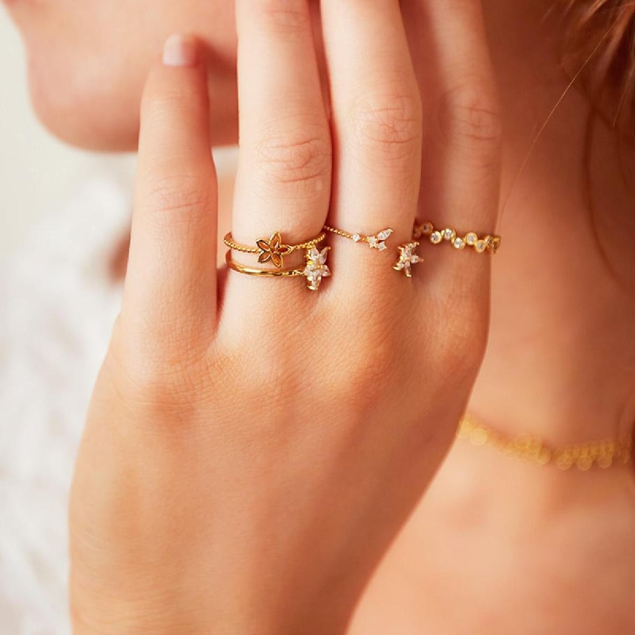 Double rings litle flowers h5Picture3