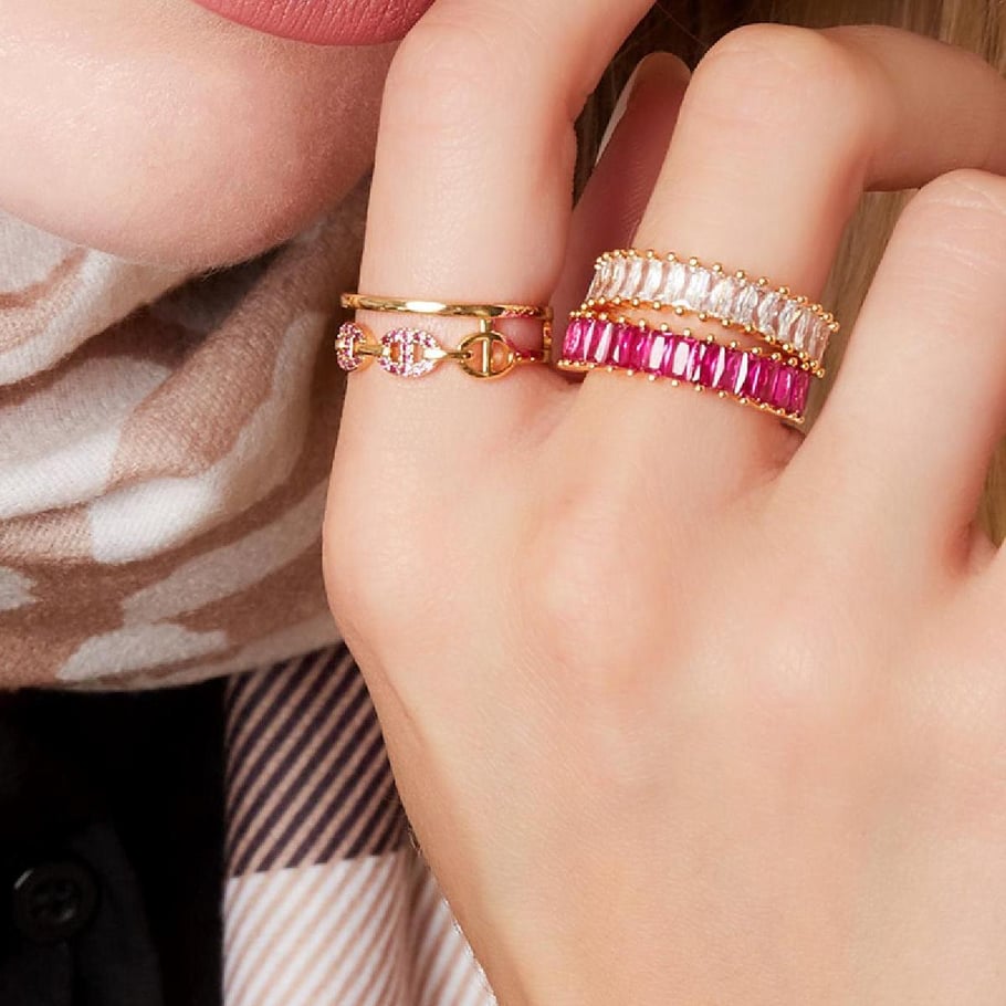 Adjustable ring interlocked  Picture4