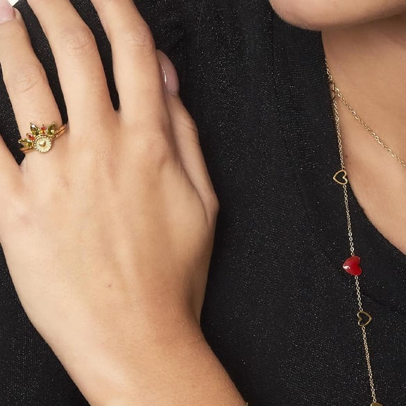 Ring strahlendes Herz