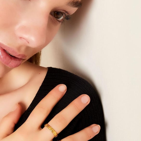 Anello regolabile in acciaio inossidabile