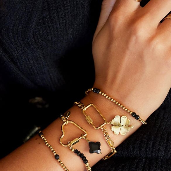 Stainless steel DIY charm clover
