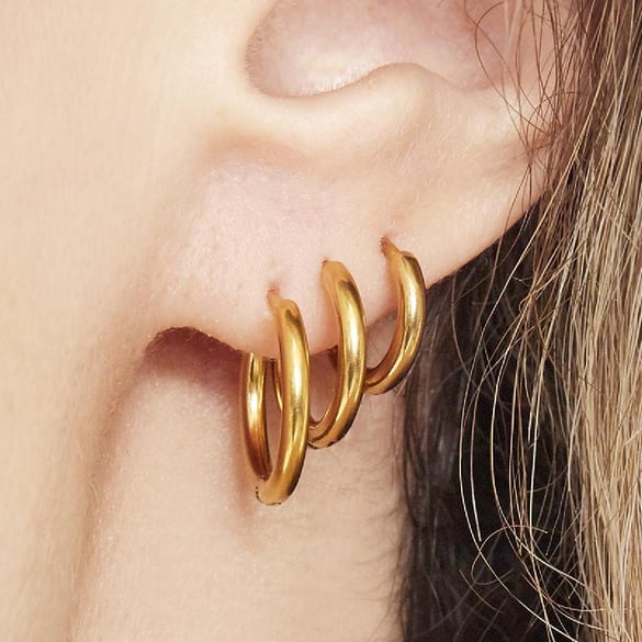 Earrings Set Little Hoops