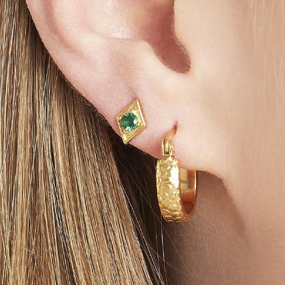 Earrings Creole Jungle
