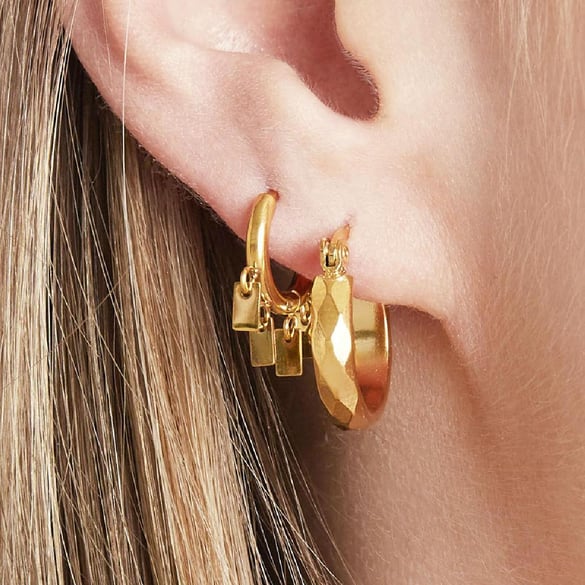 Earrings Creole Diamond