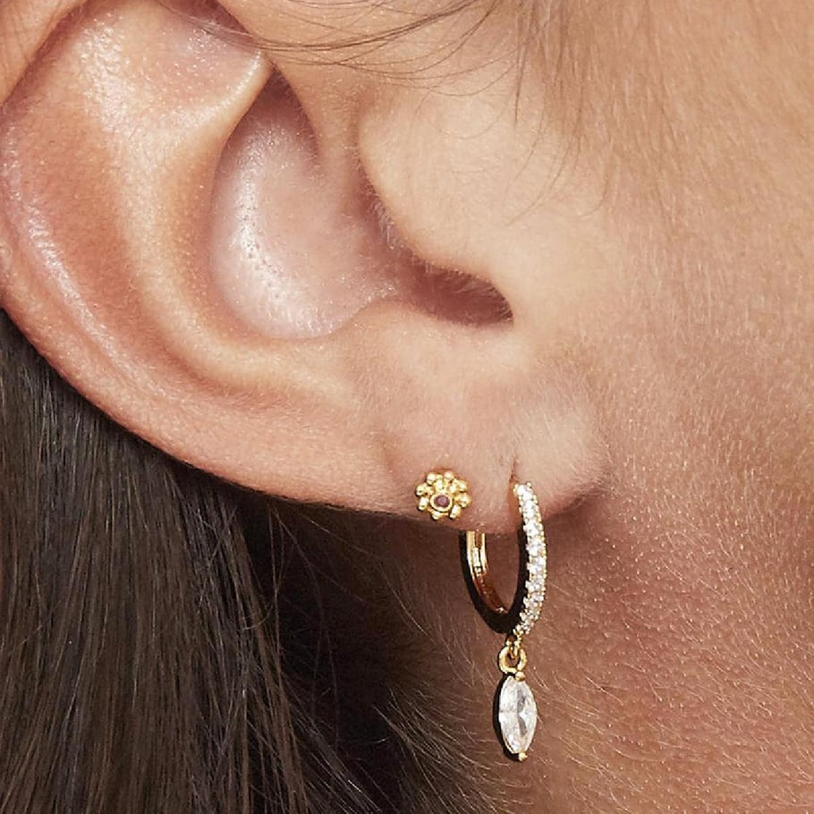 Boucles d&#39;oreilles pendantes en zircon Image2