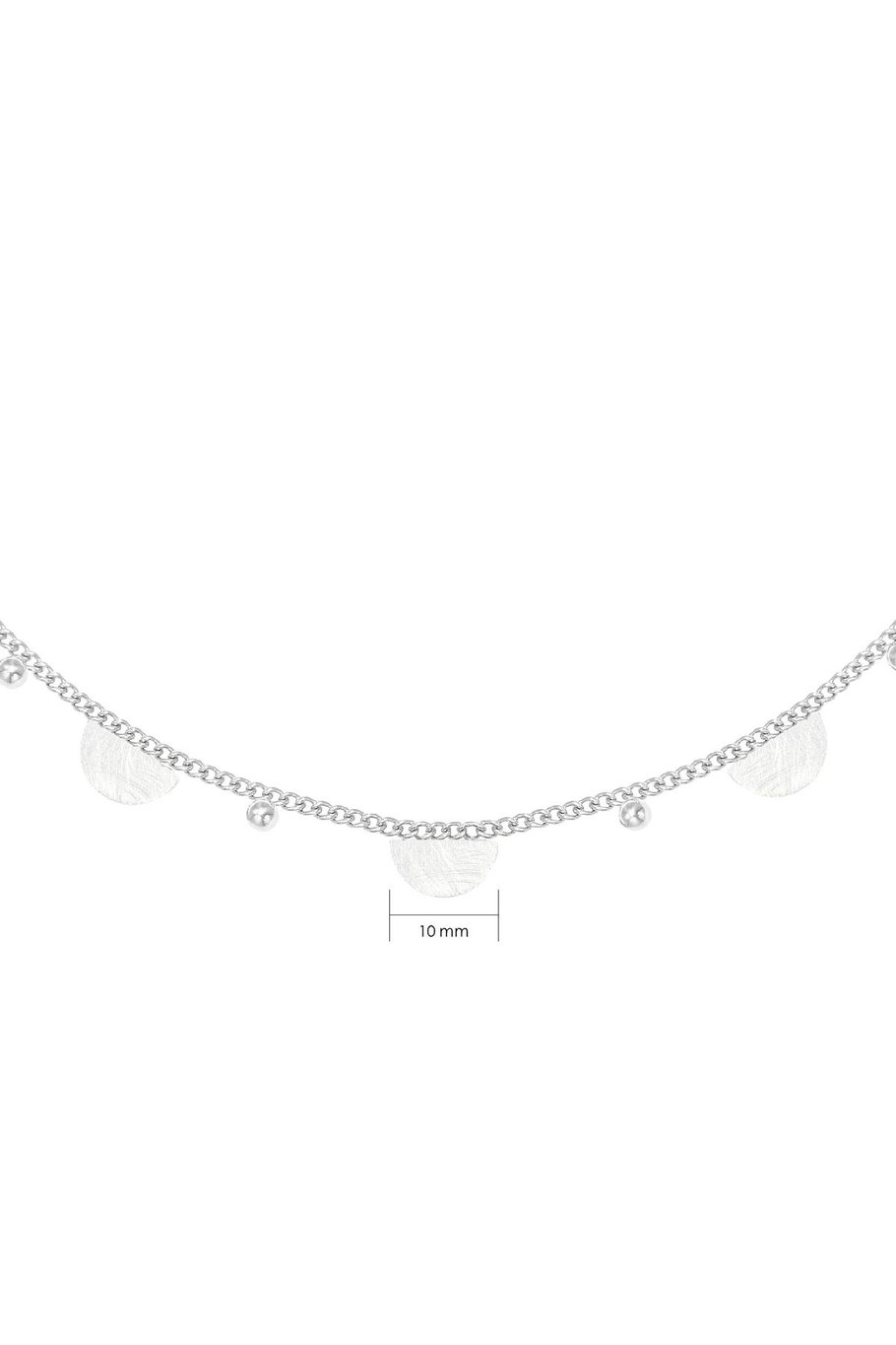 Necklace Offline Silver Color Stainless Steel Picture2