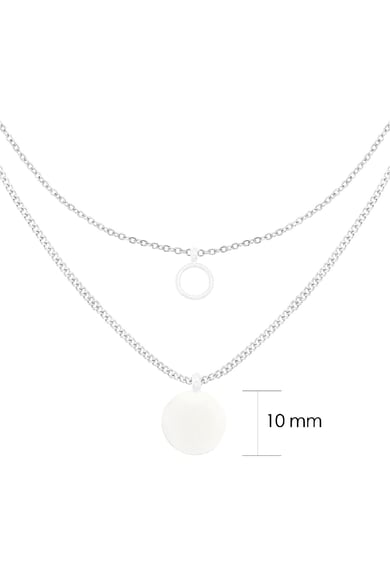 Collier Complement Argenté Acier inoxydable h5 Image2