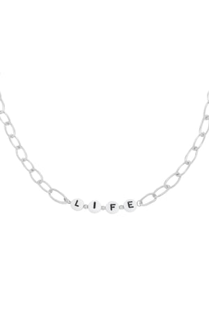 Necklace Beads Life Silver Color Stainless Steel h5 