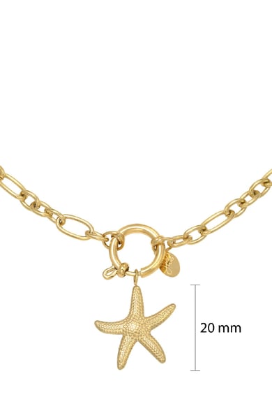 Collier Starfish Couleur or Acier inoxydable h5 Image2