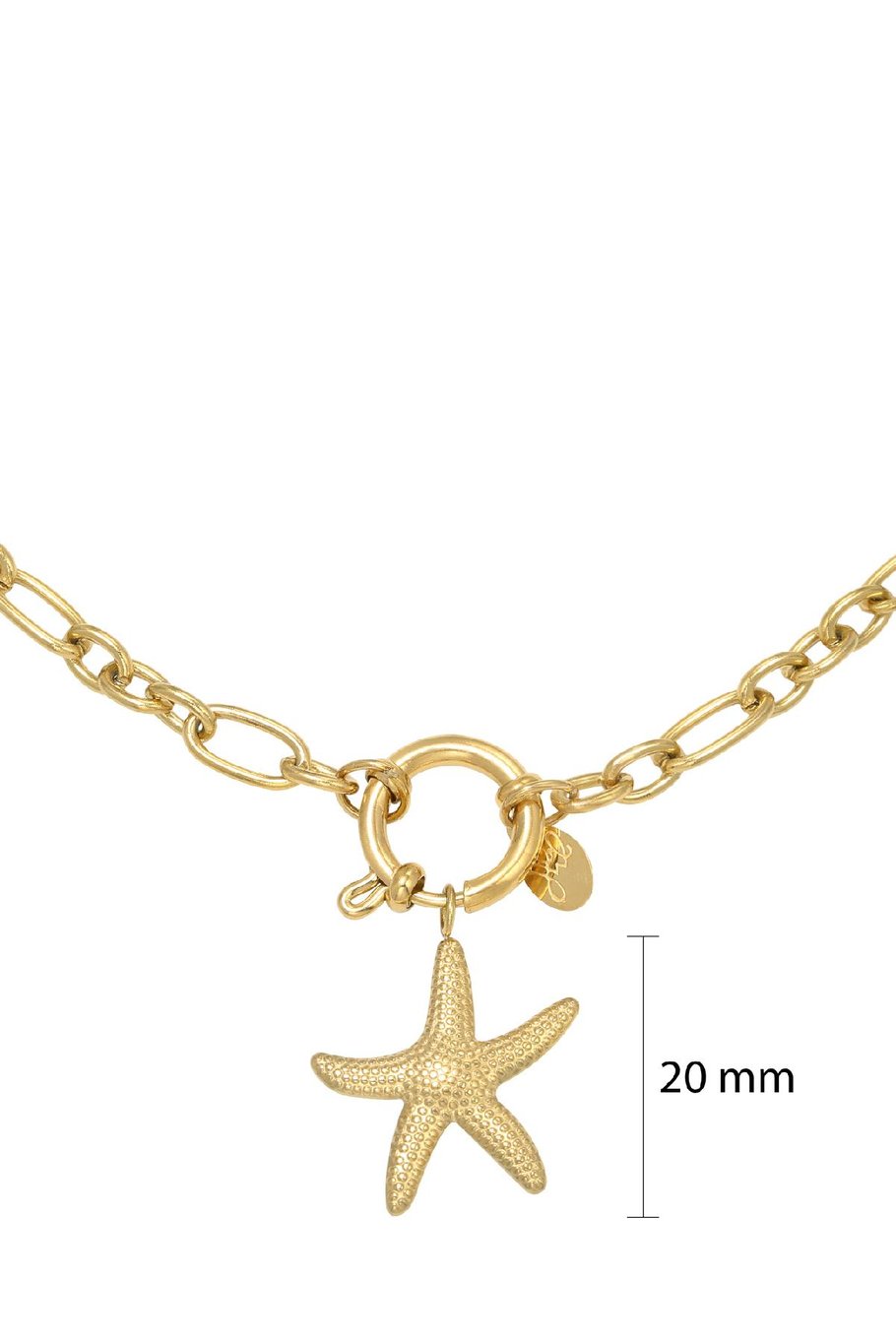 Collier Starfish Couleur or Acier inoxydable Image2