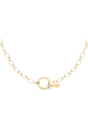 Necklace Chain Ann Gold Color Stainless Steel h5 