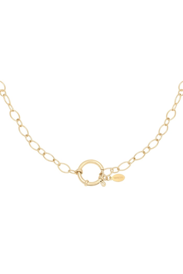 Necklace Chain Ann Gold Color Stainless Steel 