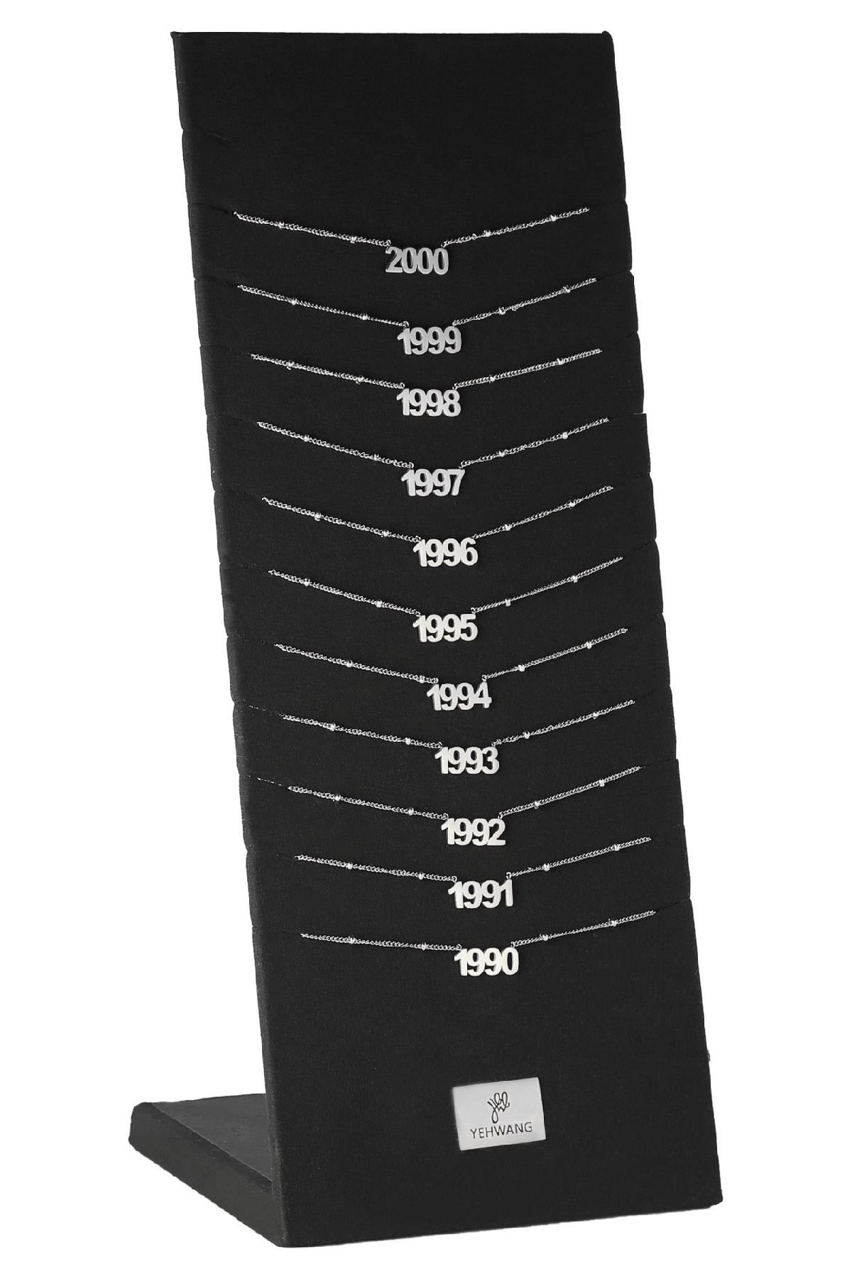 Necklace Year 1995 Silver Color Stainless Steel Picture4