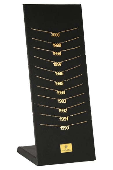 Halskette Year 1994 Goldfarbe Edelstahl h5 Bild4