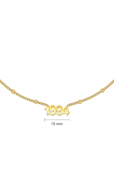 Halskette Year 1994 Goldfarbe Edelstahl h5 Bild2