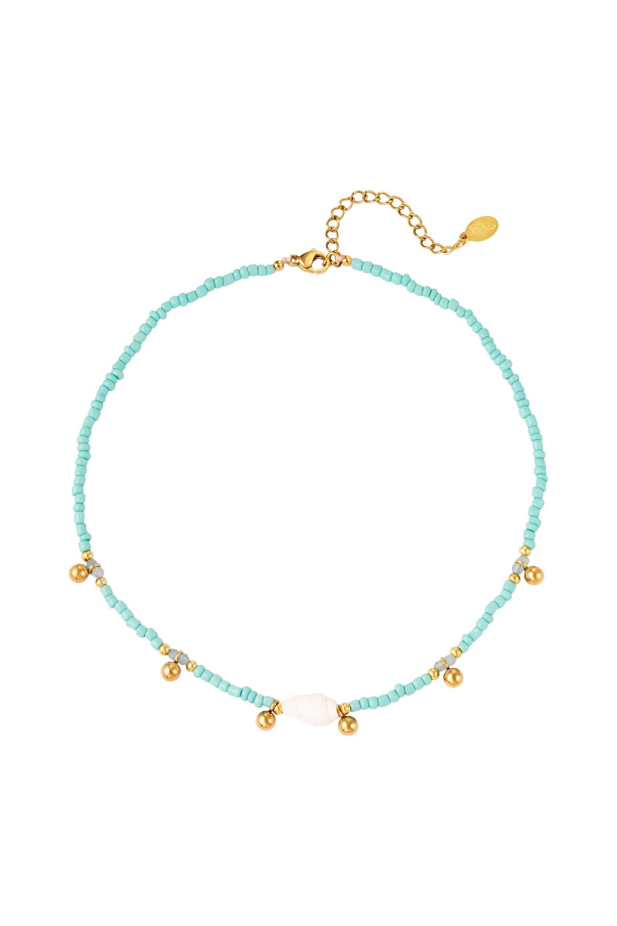 Necklace Fun Fair Blue Copper