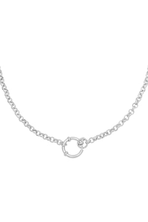 Necklace Chain Rylee Silver Color Stainless Steel h5 