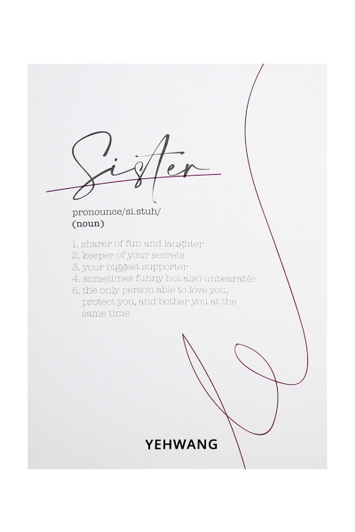 Necklace Big Little Sister Silver Color Stainless Steel Picture4