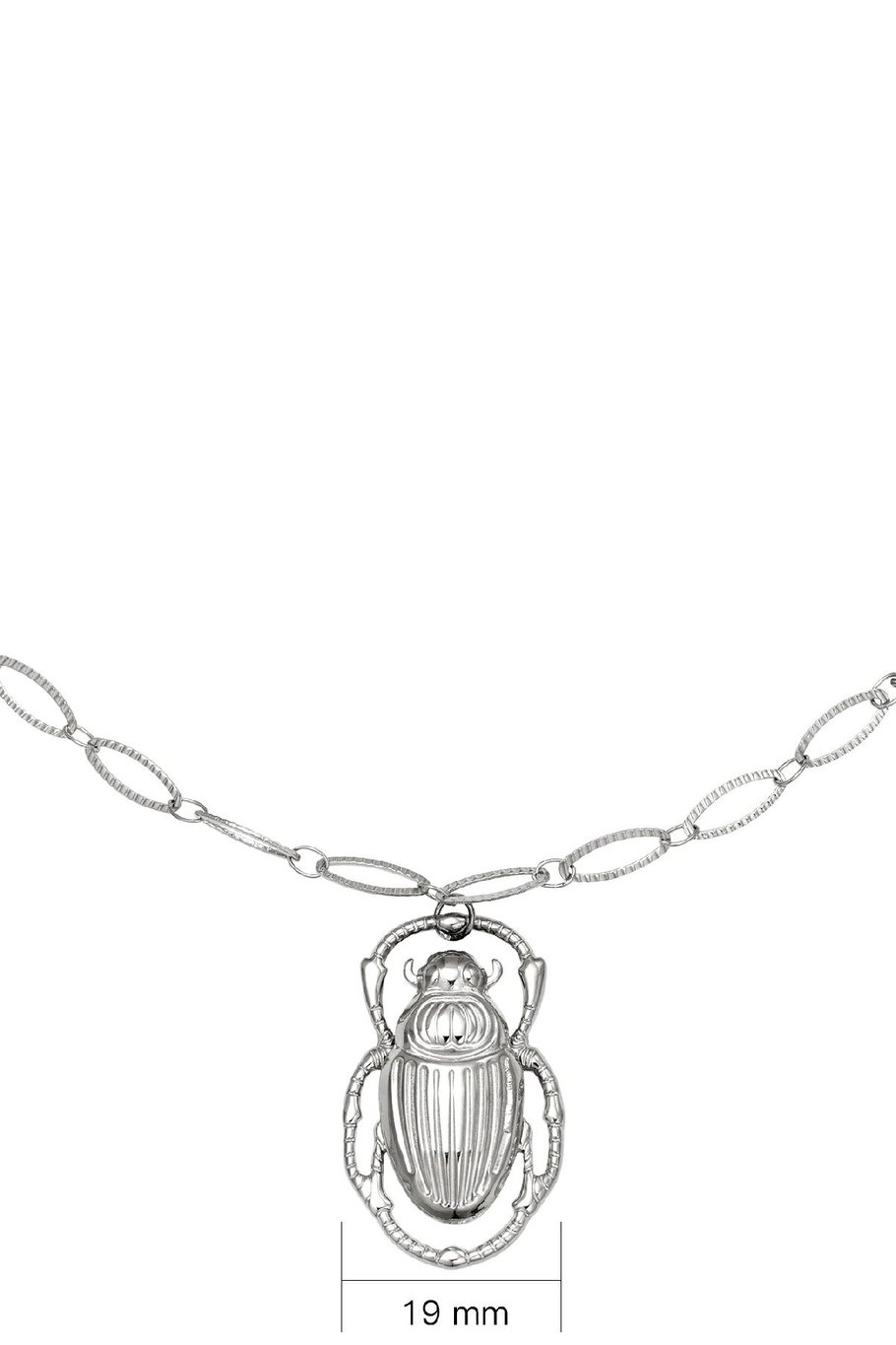 Ketting Scarab Zilver Stainless Steel Afbeelding4