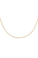 Gold color / Necklace Tiny Plain Chains Gold Color Stainless Steel Picture2